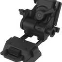 Night Vision Goggle L4G24 Mount,Airsoft Helmet Nylon NVG Mount for PVS15 PVS18 PGPNVG18 Night Vision Goggle (Black)