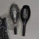 IkeeRuic Halloween Decorations Outdoor, Purple Halloween Solar Lights with Flickering Flame, Solar Torch Lights for Yard Decorations, Waterproof Outdoor Lighting for Garden Pathway Patio Outside Decor (6Pack)