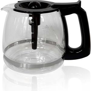 Generic 12-Cup Replacement Glass Carafe Pot Compatible with Hamilton Beach Coffee Maker Flexbrew, Clear