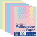 BAZIC Products Pastel Multipurpose Paper 8.5 x 11 100 Sheets Count