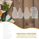 Tofficu Silicone Keychain Mold 2 Pieces 6.49X2.95 Inch Resin Casting Molds for DIY Uv Resin Crafts Bee Designs Holiday Decorations and Jewelry Making