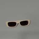 kimorn Retro Rectangle Sunglasses for Women Men Thick Frame Sun Glasses UV Protection Shades K1703