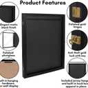 Americanflat 18x24 Kids Jersey Display Case - Black