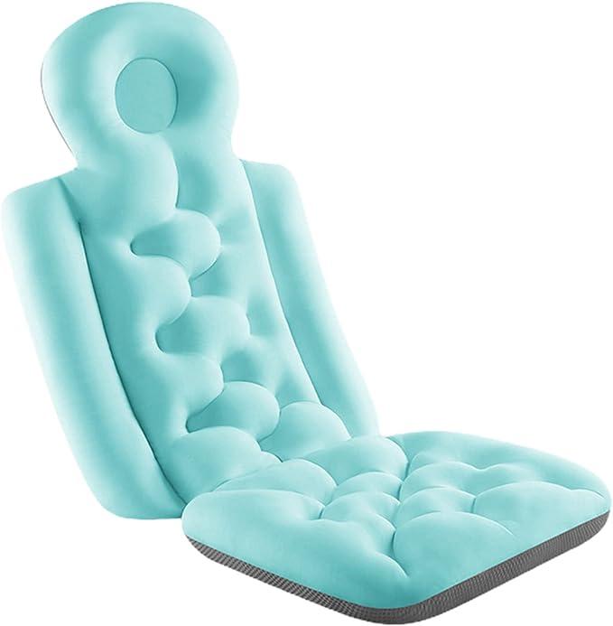 Full Body Bath Pillow, Bath Pillows for Tub, Tub Pillow for Bath Head and Neck Support Ergonomic Quick Dry Headrest Cushion Bath Accessories (Pink-93cm*40cm)