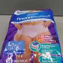 Always Discreet MaxiProtect Adult Diapers for Women, Incontinence Underwear, Scented, Postpartum Essentials, Bladder Leak Protection, Disposable Briefs, Maximum Plus Absorbency, Size L, 14 Count
