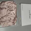 Anti-Slip Adjustable Real 22 Momme 100% Mulberry Silk Bonnet for Sleeping Women, Double-Layered Silk Hair Bonnet, One Size (21-24 inch circumference), Pink