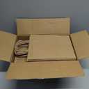 vanhel 100 Pack Brown Paper Bags with Handles,8x4.25x10.5 Inches,Gift Bags Medium Size,Gifts Bag Bulk for Festival,Birthday,Favor,Party,Shopping,Retail Merchandise.