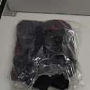 Hanes Men's Max Cushioned Ankle Socks (Multipacks) (Black, M)
