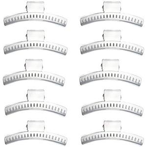 Hair Clips - Set of 10 - Aluminum 3.5 Butterfly Wave Setting Clips for Finger and Marcel Wave Hairstyles