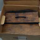 GYIIYUO 2 Drawer File Cabinet with 24'' Extended Desktop, Mobile Filing Cabinet, Rolling File Cabinet with Side Bag, Fabric Drawer, Fits A4/Letter Size, Printer Stand Home Office, Light Brown