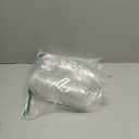 [100 Count] Crystal Clear PET Plastic Flat lids Fits 14, 16, 20, & 24 oz Cups for Iced Coffee, Milkshake, Slurpee, Ice cream, Razzle, Slush, Smoothy, Party's,