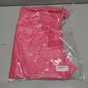 Basic Solid Stretchy Cotton High Waist A-line Flared Skater Mini Skirt (XL, French Rose)