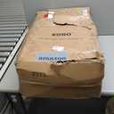 Kono 24 Inch Softside Expandable Checked Luggage with 8 Spinner Wheels TSA Lock Softshell Lightweight Business Travel Suitcase for Men and Women, Navy Blue