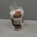 LE SURE Waterproof Puppy Blanket for Small Dogs - Washable Double Sided Dog Blankets with Warm Jacquard Shag and Soft Sherpa Fleece, Pet Cat Blanket for Couch Protection, 3D Textured Checks, Brown