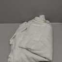 Nanspring Cream Linen Back Tab Curtains 86 Inch Length for Living Room 2 Panel Set Farmhouse Window Semi Sheer Linen Drapes Rustic Pinch Curtain for Bedroom 52X86