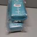 2 x Stethoscope Case for 3M Littmann Cardiology III,II,IV,3M Littmann Master Cardiology/MDF MDOne Stainless Steel Stethoscope Nurse Accessories (Peacock Green Outer+Light Blue Inner)