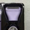 Ufree Bikini Trimmer Electric Razors for Women, Rechargeable Pubic Body Hair Trimmer Electric Shaver for Legs Body Hair, Bikini Shaver IPX7 Waterproof, Gifts for Women, Purple