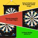 Gitus Magnetic Dart Board Indoor Outdoor Games for Kids with 12 Darts, Gifts for Teenage Boys Teen Boy Gift Ideas Gifts for Boys 8 9 10 11 12 13 14 Years Old Game Room Decor