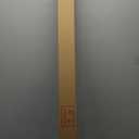 EXCLUSIVE HOME Torch 1" Curtain Rod and Coordinating Finial Set, Matte Bronze, Adjustable 36"-72"