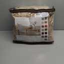 NICEEC Spandex Chair Covers for Dining Chairs Covers Set of 4 Removable Dining Room Chair Covers with Skirt Parson Chair Slipcovers Washable Chair Protector for Kitchen Wedding Party Banquet(Coffee)