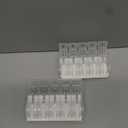 LemonRoad 10 Pack Large Balloon Arch Clips Plastic Transparent Backdrop Spring Clamps 3.5 Inch Heavy Duty Clip for Balloon Arch Kit Birthday Decoration Crafts Woodworking Photography Studios (Clear)