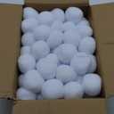codree 100 PCS Fake Snowballs for Kids- 2 Inch Indoor Snowball Fight Balls- Artificial Snowballs for Outdoor Snow Fight and Christmas Tree Decoration