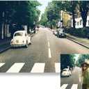 7x5ft Music Band Backdrop for Photography Street Background Vintage Cars Backdrops Party Decor Supplies Photo Shooting Props KU702