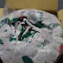 Hansleep Christmas Quilt King Size with Green Reindeer Print, 3 Piece Reversible Quilt Sets Lightweight Bedspread Bed Decor Coverlet Set for All Season (King (106"x96"))