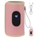 Baby Bottle Warmer Bag, Portable Bottle Warmer 18W Quick Heating Baby Bottle Warmer Temperature Adjustable USB Baby Bottle Heater for Home Family Travel Style2