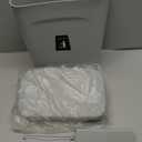 TOPROAD Kitchen Hanging Trash Can, 2.4 Gallon Wall Mounted Counter Waste Compost Bin, Small Garbage Can with Lid for Cupboard/Bathroom/Bedroom/Office/Camping/Under Sink(Grey) (LJT-MA1)