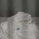 TILLYOU Baby Crib Skirt Girls Boys, Ruffled Bed Skirt with Pompoms, 28x 52, 14'' Drop, White