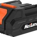 MAXLANDER 20V 2.0Ah Lithium Rechargeable Battery (Not Compatible with Cordless Snow Shovels and Cordless Snow Blowers)