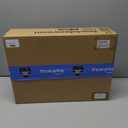 [Timer& Pumpkin] 5 Ft Black Tinsel Halloween Tree with 50 LED Orange Purple Lights, Pop Up Artificial Pencil Tree with Lantern Topper & 10 Jack-O Pumpkin Balls Ornaments for Halloween Decor Indoor