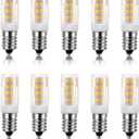 E14 5W LED Light Bulb, 10 Pack, Warm White 3000K, 40W Incandescent Bulb Equivalent, 400LM 52 LED 2835-SMD Light, Not Dimmable, AC 110V