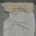 Wedding Arch Backdrop Cover, 5FT White Beige Arch Cover Stretchy Backdrops, Double-Sided Arch Stand Covers for Wedding Ceremony, Baby Shower, Birthday Party Decoration