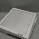 GLOKUUCA Corner Bread Box for Kitchen Countertop - Bamboo Large Capacity Bread Storage Bin with Acrylic Wavy Door Panel, Bread Box Under Cabinet (White, Medium)