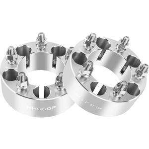 5x4.5 Wheel Spacers 2" (50mm) for Jeep Cherokee Wrangler Comanche Grand Cherokee Liberty/ Ford Ranger Mustang Explorer/ Mercury Lincoln, 2PCS 5x114.3mm Wheel Adapter 87.1mm Hub Bore with 1/2"x20 Studs