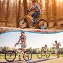 Tayizoo Training Wheels for Bike,Compatible for Bikes of 12/14/16/18/20 Inch,Flash Mute Wheel,1 Pair,Black