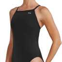 TYR Women's Durafast Elite Diamondfit Swimsuit (Black, S)