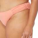 Amazon Essentials Women's Side Tab Bikini Swimsuit Bottom (Large, Coral Pink)