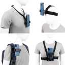 PellKing Phone First-Person Perspective Shooting Kit, Chest/Head/Neck/Backpack Strap Mounts for iPhone, Samsung, Oneplus & GoPro