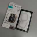 ESR Armorite Screen Protector for Apple Watch Ultra 3 2025 /Ultra 2 /Ultra (49 mm), Military Grade Protection, Tempered Glass Film with Aluminum Alloy Frame, Anti-Scratch, 2 Pack, Titanium