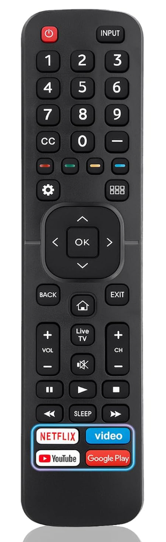for Hisense-TV-Remote Replacement, Universal Remote Control for All Hisense Smart TVs Pack of 1