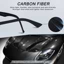 Carbon Fiber Sunglasses for Men Polarized Ultralight Classic Square Sun Glasses Driving Fishing Golf
