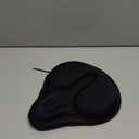 Gel Bike Seat Cushion Cover for Comfort Big Size and Breathable Fits Cruiser Bicycle and Stationary Exercise Bikes Indoor Outdoor Cycling