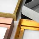 GVS-ART DIY Metal Floating Frame for 36X48 Canvas Painting Art,1 1/2"(3.8cm) Depth, Floater Frame,Mental Frame Kit, Cut to Pieces,Not Include Canvas or Mat Matte Black Frame