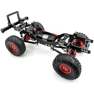 ShareGoo Metal RC Body Chassis Frame 1/12 4WD Frame Kit Compatible with 1/12 MN D90 D91 D96 MN98 MN99S RC Car (Black)
