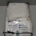 100% Blackout Shield Linen Look Textured Pinch Pleated Curtains Blackout Drapes 120 Inch Long 2 Panels Set, Faux Linen Blackout Curtains for Bedroom & Living Room, 40" W x 120" L, Beige