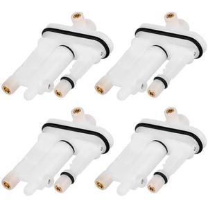 2 x lasuroa 4pcs 592792 Carburetor Main Jet for Briggs & Stratton Engine 09P702, 592792 Jet-Main Replacement for Lawn Mower Garden Equipment Small Engine Parts Accessories