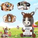 Mini Positive Crochet Donkey Gifts for Women Men Boss Coworker Friends